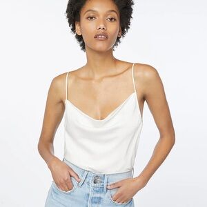 Frame Silky Cowl Cami - Off White